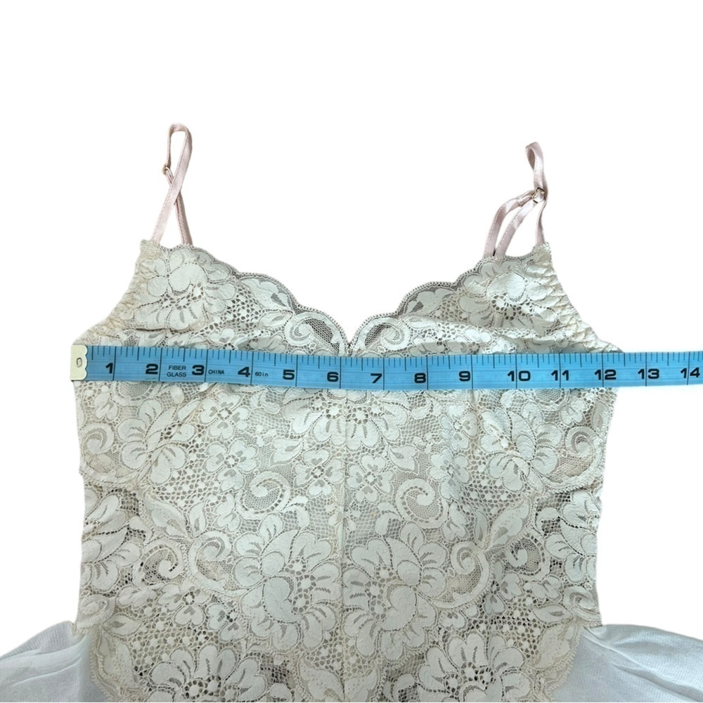 Free People Revolve HAH Sexy Maid to Wear Bodysuit in Blanc Lace Sz Small NWT - Picture 13 of 15